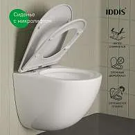 Унитаз подвесной IDDIS Axes безободковый смыв торнадо AXERDSEi25