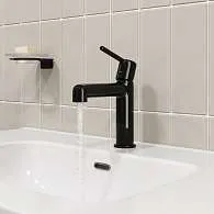 Cмеситель для раковины IDDIS Aiger черный глянцевый AIGGB00i01