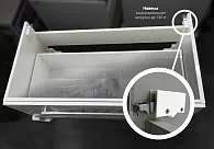 Тумба под раковину Соната 90П 2в.я. белый глянец