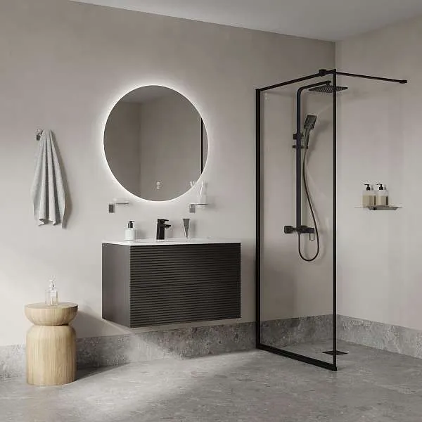 Смеситель для раковины Iddis Bild черный матовый BILBL00i01