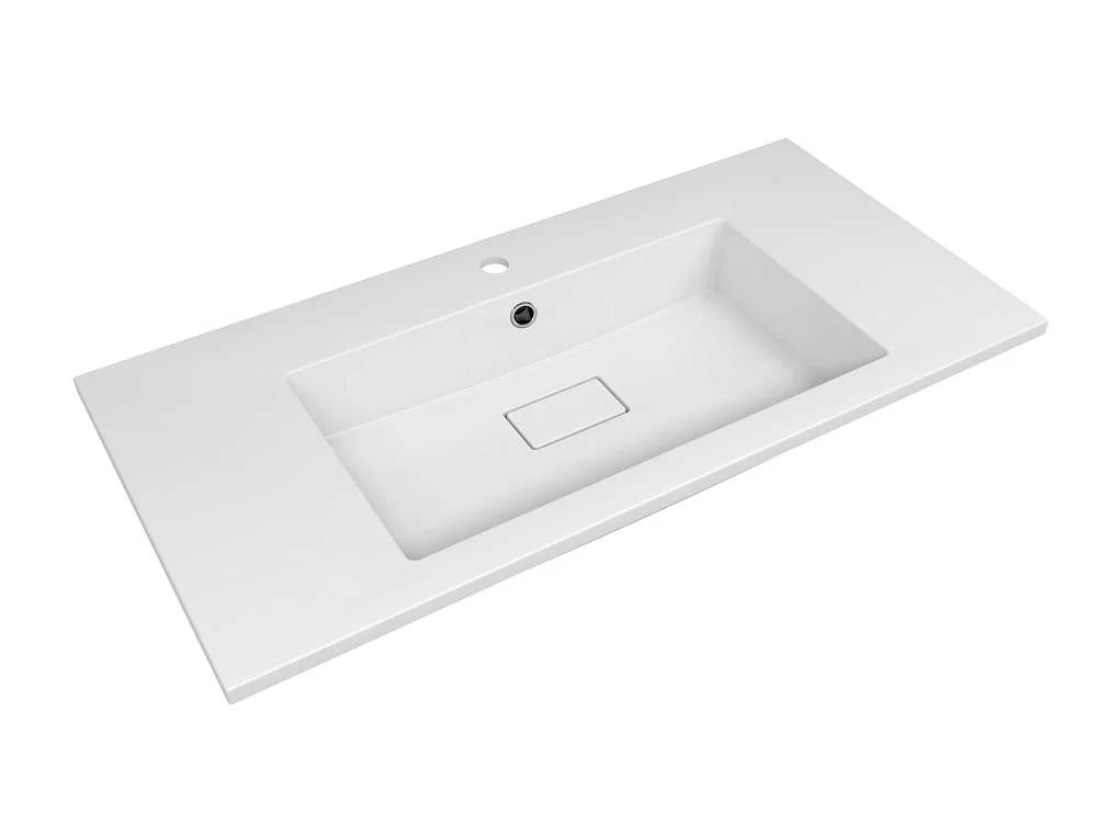 Тумба ГЛЕЙС/Glace 100П (994х300х476) 1я белый (низ)
