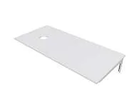 Столешница под стир.машину ВИСТА/Wash 110 L белый глянец