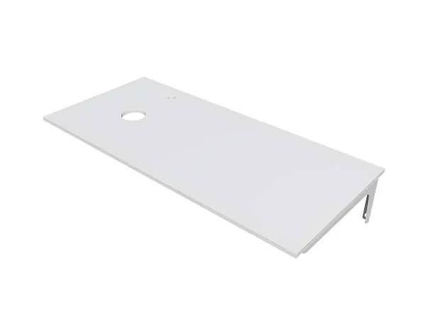 Столешница под стир.машину ВИСТА/Wash 110 L белый глянец