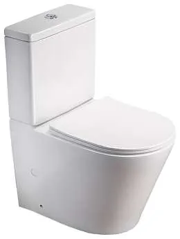 Унитаз напольный 2 коробки Santi Line безободковый сиденье микролифт SL-5014