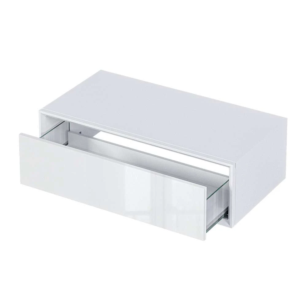 Тумба Milacco 100П 1в.я. Pure White (низ)