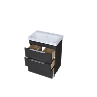 Тумба под раковину ГАУЛА/Gaula 80Н 3я черный