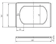 Панель 800 бок рельеф