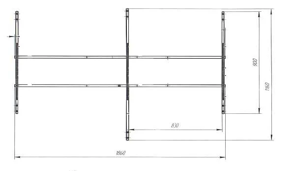 Рама разборная СИРАКУЗА НЬЮ/SIRACUSA NEW 1900