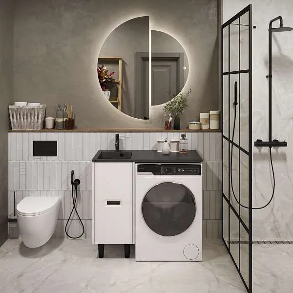 Тумба Maid 38Н(100) (380х890х475) 2я белый