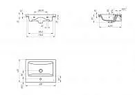 Раковина Como 60