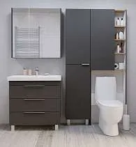 Тумба под раковину ГАУЛА/Gaula 60Н 3я черный