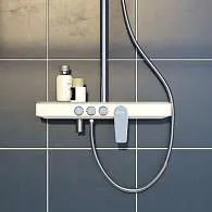 Душевая система IDDIS Shelfy с изливом белый/хром SHESB3Fi06