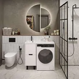 Тумба Maid 38Н(100) (380х890х475) 2я белый