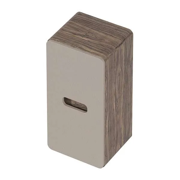 Пенал Vortex 700х350х300П 1д орех каньон коньяк/латте фактурный