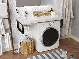 Раковина ШОУ/WASH 110 Polytitan с кронштейнами