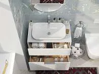 Тумба со столешницей ВЕЛЕС/Forest 80Н 2я белый