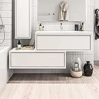 Тумба Milacco 100П 1в.я. Pure White (низ)