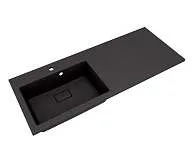 Раковина Аванти 120L (1200х480) антрацит ИК мебельная