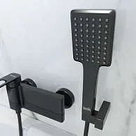 Смеситель для ванны IDDIS Slide черный SLIBL00i02