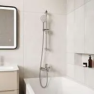 Cмеситель для ванны IDDIS Aiger, хром матовый, AIGBC00i02WA