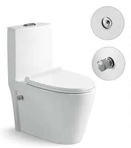 Унитаз напольный Santi Line с встроенным смесителем и функцией биде сиденье микролифт SL-5012SM-BD