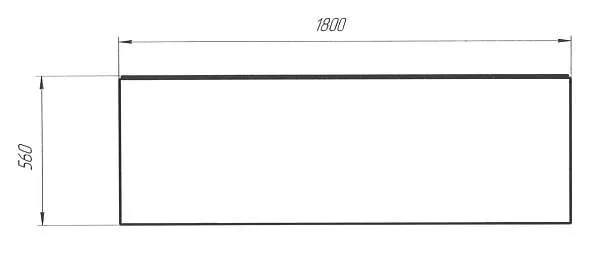 Панель ФЛЭТ/FLAT 1800 фронт