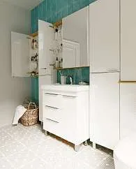 Тумба под раковину ГАУЛА/Gaula 80Н 3я 1д белый