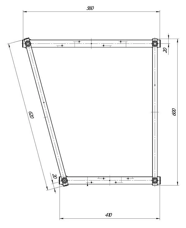 Рама разборная ПИККОЛО/Piccolo П/Л