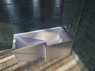 Ванна ЛИНЕА/LINEA 1650х850 R ПР