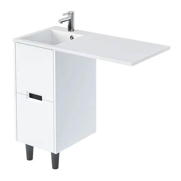 Тумба Maid 38Н(100) (380х890х475) 2я белый