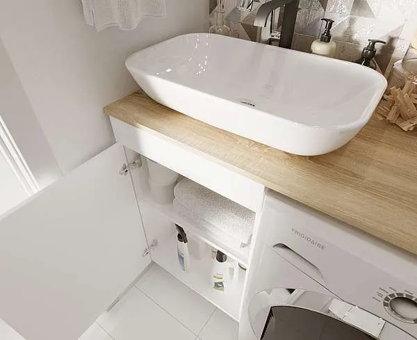 Столешница под стир.машину ВИСТА/Wash 110 L дуб сонома