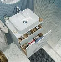 Тумба со столешницей ЭСТЕЛЬ/Estel 60П 1я белый