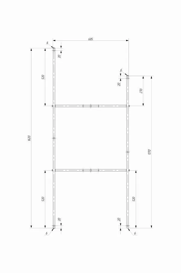 Рама разборная АЛИСА/ALISA 1700х750