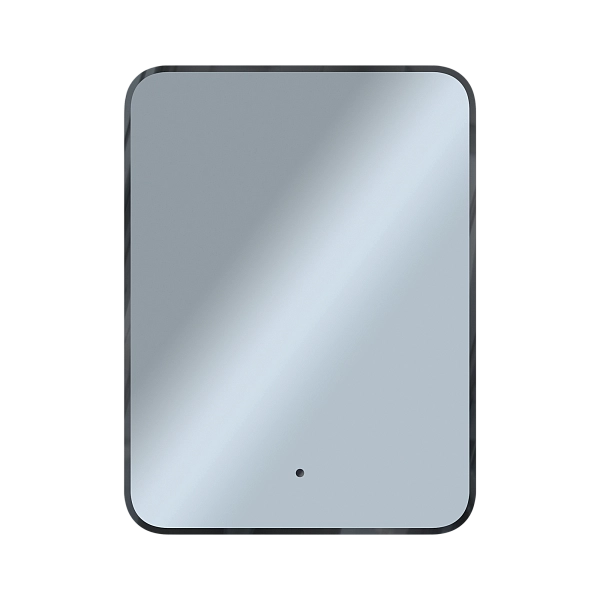 Зеркало Shape Soft (600х800х30) прямоугольник черный К01 LED датчик