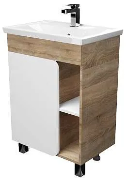 Тумба под раковину НУВО/Nuvo 60Н 1д. дуб сонома
