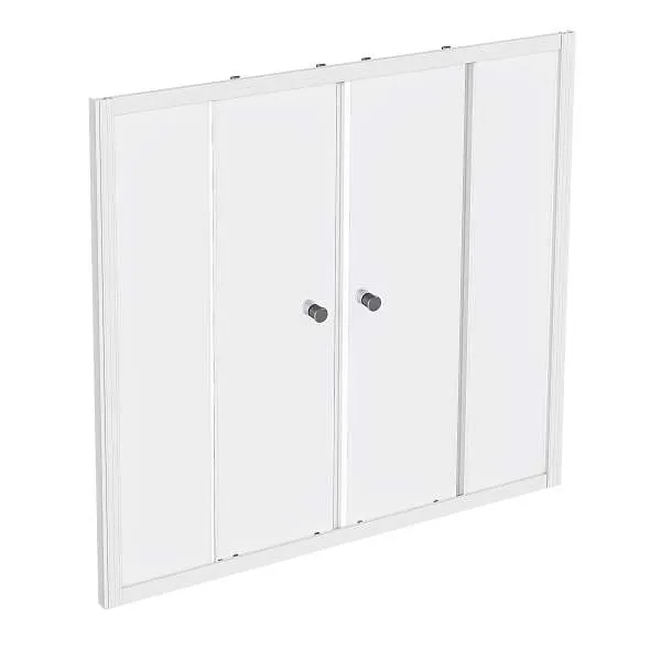 Шторка для ванны 150х140 МW (белый)