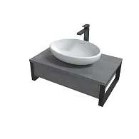 Тумба ГРАНЖ ЛОФТ/GRUNGE LOFT 80П 1в.я бетон лофт