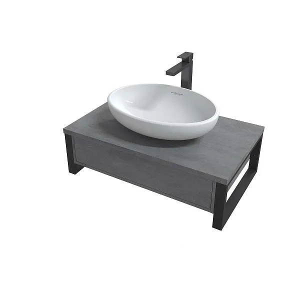 Тумба ГРАНЖ ЛОФТ/GRUNGE LOFT 80П 1в.я бетон лофт