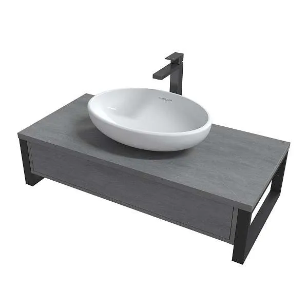 Тумба ГРАНЖ ЛОФТ/GRUNGE LOFT 100П 1в.я бетон лофт