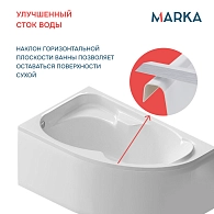 Ванны Ванна DIANA 160x100 L Комплект Премиум