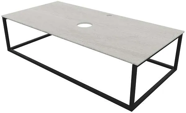 Столешница из керамогранита ЛОФТ/LOFT 100, светло-серый МА01 Nat