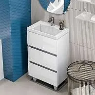 Тумба с раковиной МОДУЛЬ М/Bumble 60Н 2я