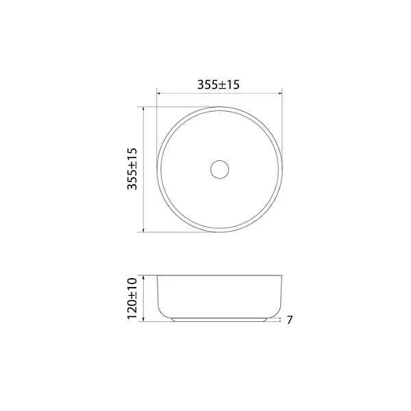 Раковина IDDIS Ray серый матовый RAYGM03i27