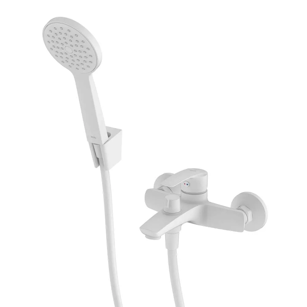 Смеситель для ванны IDDIS Рэй белый RAYWT02i02