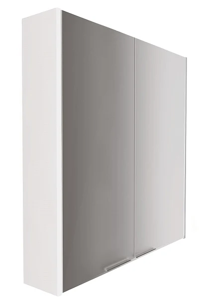 Зеркальный шкаф  ГАУЛА/Gaula 60 2д.White