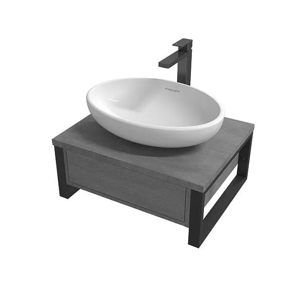 Тумба ГРАНЖ ЛОФТ/GRUNGE LOFT 60П 1в.я бетон лофт