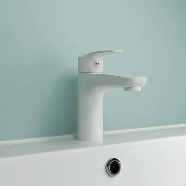 Смеситель для раковины IDDIS Ray белый RAYWT00i01