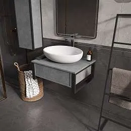 Тумба GRUNGE LOFT 60П 1в.я Бетон лофт