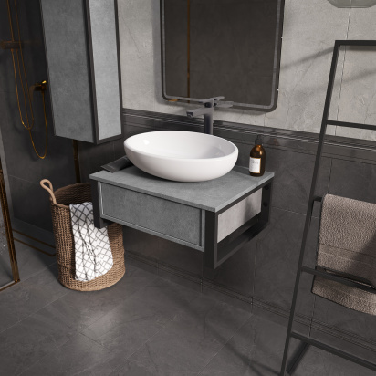 Тумба GRUNGE LOFT 60П 1в.я Бетон лофт