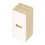 Пенал Vortex 700х350х300П 1д орех лучистый солнечный/супермат айс